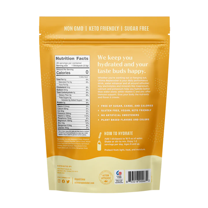 Ultima Replenisher - 7 Flavors 30 or 90 servings