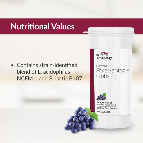 Bariatric Advantage Chewable FloraVantage Grap 90