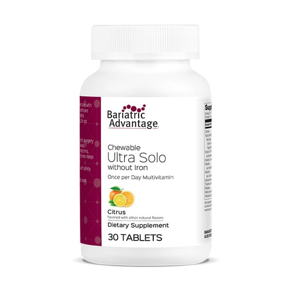 Bariatric Advantage Chewable Ultra Solo WITHOUT Iron