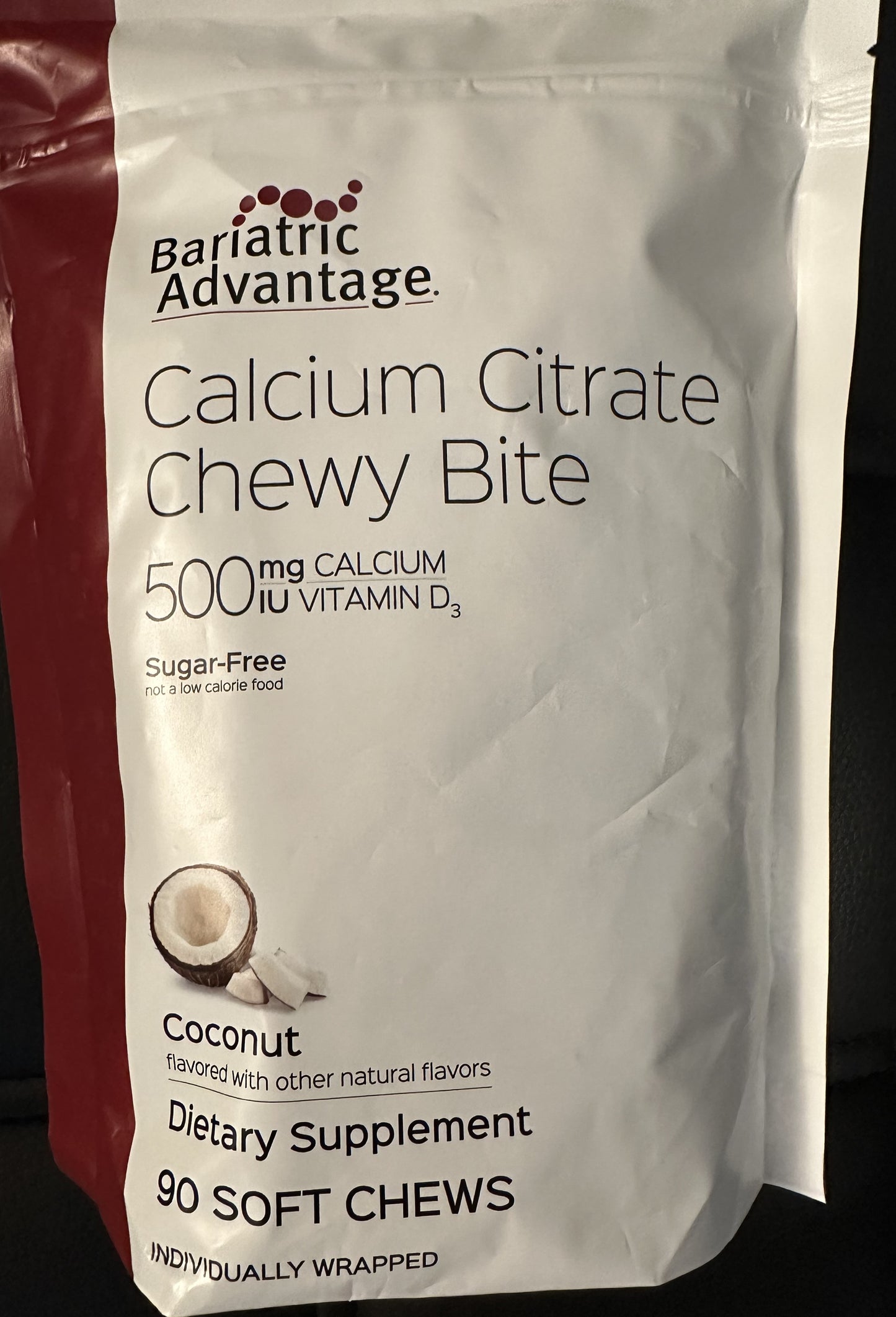 Bariatric Advantage Calcium Citrate Chewy Bites - 5 Flavors