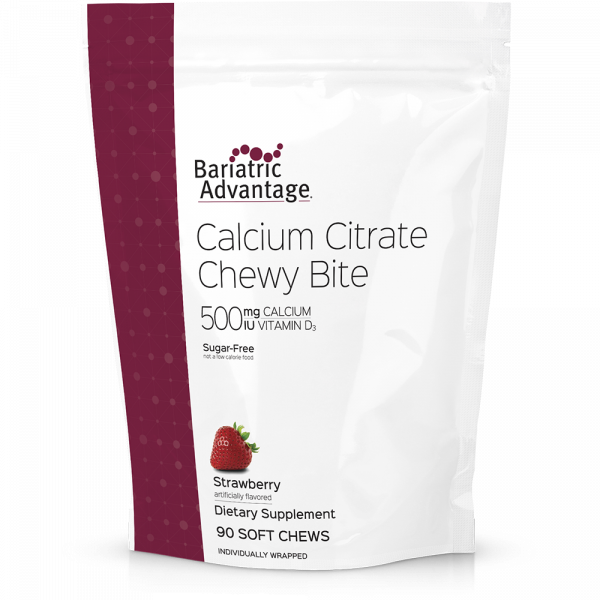 Bariatric Advantage Calcium Citrate Chewy Bites - 5 Flavors