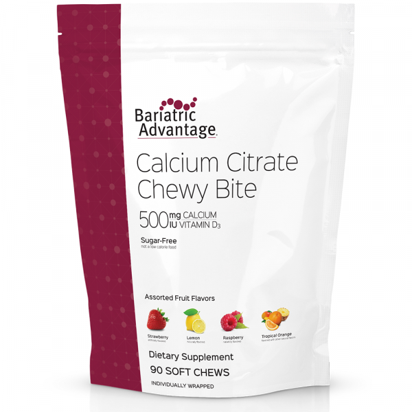 Bariatric Advantage Calcium Citrate Chewy Bites - 5 Flavors