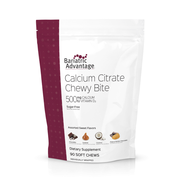 Bariatric Advantage Calcium Citrate Chewy Bites - 5 Flavors